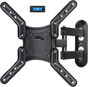 img 4 attached to Swivel Articulating Full Motion TV Mount Bracket by JUSTSTONE - Fits 28-60 Inch 📺 LED LCD Flat Curved Screen TV & Monitor, Max VESA 400x400 mm, Holds up to 80lbs