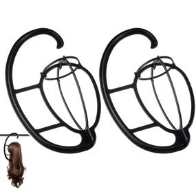 img 4 attached to 🎭 Dreamlover Wig Stand for Drying and Hanging Wigs - Pack of 2