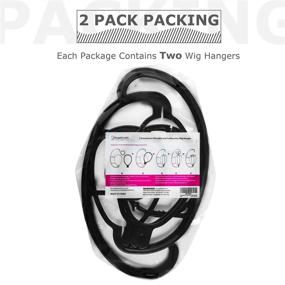 img 3 attached to 🎭 Dreamlover Wig Stand for Drying and Hanging Wigs - Pack of 2