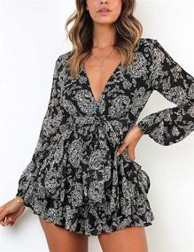 img 1 attached to 🌸 Floral Sleeve Relipop Women's Dresses for Women's Clothing