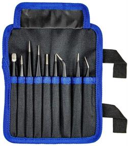 img 3 attached to GogoFix Precision Anti-Static ESD Tweezers Kit: The Ultimate Toolset for Electronics, Craft, Jewelry, and Lab Work