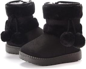 img 4 attached to 👟 Comfortable Casual Winter Toddler Boys' Shoes by KDHAO