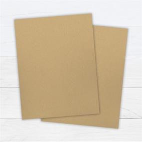 img 3 attached to 📜 Printworks Kraft Cover Stock, Thick and Sturdy, Solid Core, Letter Size (8.5” x 11”), 40 Sheets (00691)