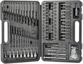 img 4 attached to BLACK+DECKER Bit Set for Screwdrivers and Drills, 109-Piece (BDA91109)