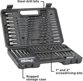 img 3 attached to BLACK+DECKER Bit Set for Screwdrivers and Drills, 109-Piece (BDA91109)