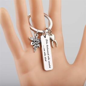 img 3 attached to Empowering Dental Assistant Gift: She Believed, So She Did Keychain