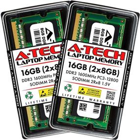 img 4 attached to A-Tech 16GB (2x8GB) DDR3 1600MHz SODIMM PC3-12800 2Rx8 1.5V CL11 Non-ECC Unbuffered 204-Pin SO-DIMM Notebook Laptop Memory Upgrade Kit with Enhanced SEO.