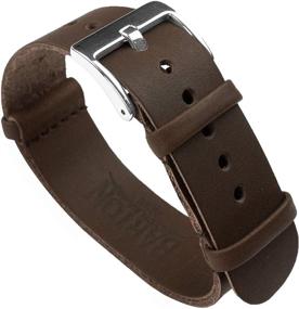 img 3 attached to 🕒 Barton Leather Watch Bands in Stylish Design