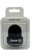 🔌 samsung genuine original wireless charging dock cradle charger ep-yo760 for gear s3 classic (sm-r770) and gear s3 frontier (sm-r760, sm-r765) - improved seo logo