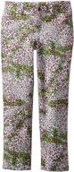 amy byer big girls' cheetah print skinny leg pant logo