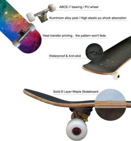 img 2 attached to TDRTECH Skateboards Skateboard Complete Beginners