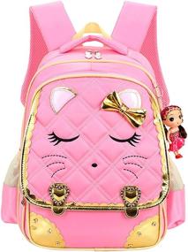 img 4 attached to 🎒 Durable Waterproof Backpack Bookbag for Primary Students - Key Features and Benefits