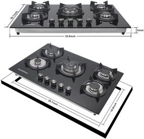 img 3 attached to Cooktop Sealed Burners Tempered Convertible