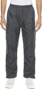 img 4 attached to BenBoy Men's Waterproof Rain Pants: Lightweight & Breathable Outdoor Over Pants for Hiking & Fishing