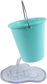 img 3 attached to 🖋️ Floating Bucket Pen Case Container, Creative Pencil Holder for Desk, Blue - Cute and Ideal Desk Accessory