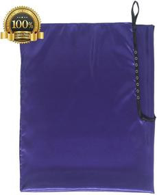 img 1 attached to 💇 Professional Salon Cape - Mane Caper Purple Iridescent Cape with Snaps | 45" x 60" | Heavy Duty & Extra Long Durability for Barbershops and Beauty Shops | Long Lasting & Specialized (Purple)