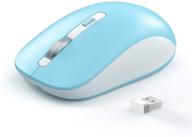 🖱️ joyaccess bluetooth mouse - 2.4g dual mode (bluetooth 5.0/3.0+usb) - laptop/computer mice for macbook/windows/macos/android - blue logo