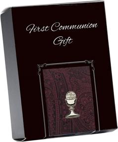 img 3 attached to 👔 Stylish Striped Silver Chalice Communion 45 Inch Boys' Necktie Collection"