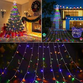 img 3 attached to 🎄 DDMY 317 LEDs Christmas Decorations Star Lights String for Holiday Wedding Party Bedroom Garden Patio Outdoor Yard, Festival Indoor - Christmas Tree Lights, Party Indoor