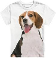 🐶 dachshund graphic crewneck t-shirts for boys - wellflyhom boys' clothing logo