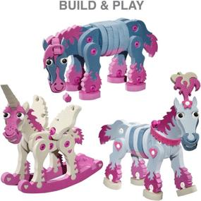 img 2 attached to Unicorn Building Blocks by 🦄 Bloco Toys - Construct and Create!