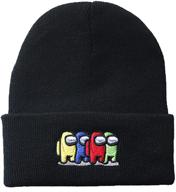 🎩 impostor fashion trend winter hat: awyjcas video game games classic knit cap for kids & adults logo