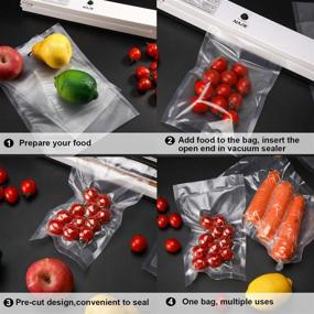 img 2 attached to 🥫 Outus 4 x 6 Inch Vacuum Heat-Seal Bags: Efficient Food Preservation with 120 Pre-Cut Seal Bags