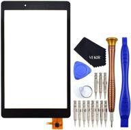 📱 samsung galaxy tab a 8.0 2019 black touch digitizer glass screen replacement (no lcd) logo