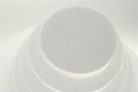 img 2 attached to Versatile & Durable LA Crafts Brand 4x1 Inch Smooth Foam Craft Disc - 12 Pack for Endless Creative Projects