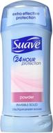 🤳 suave powder anti-perspirant & deodorant, invisible solid, 2.6 ounce (pack of 6) logo