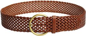 img 4 attached to Womens Braided Leather Dresses Waistband Women's Accessories