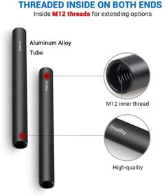 img 2 attached to SmallRig 15mm Camera Rods (4 inch) – Versatile 📸 Support System for Mounts, Focus, and Matte Box – Model 1049