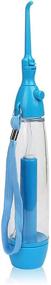 img 4 attached to 💧 Non-Electric Portable Water Flosser - Affordable Oral Irrigator for Home and Travel - Cordless Manual Air Pressure - Simple Operation - Water Pick Teeth Cleaner (Blue)