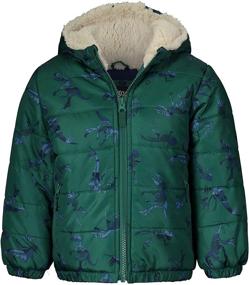 img 1 attached to 🧥 OshKosh B'Gosh Boys' Heavyweight Winter Jacket with Sherpa Lining - Cozy and Protective
