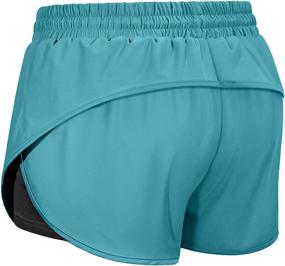 img 2 attached to 🏃 BLEVONH Women's Drawstring Waist Running Shorts with Inner Pocket and Liner