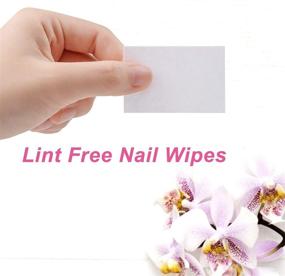 img 2 attached to 💅 1000 Pcs Gel Nail Polish Remover, Lint Free Cotton Pad with Pump Dispenser Bottle - Disposable Nail Polish Remover for Soak Off UV Gel Polish & Clean Acrylic Nails