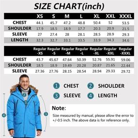 img 2 attached to ❄️ Stay Cozy this Winter with Molemsx Men's Down Jacket Parka Puffer Coat – XS-3XL Range