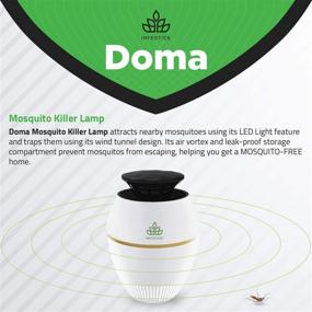 img 3 attached to 🦟 Infestics Electric Mosquito Killer Lamp - Indoor LED Mosquito Trap - Eco Friendly - Mosquito Eradicator - Portable USB LED - Effective Mosquito Control