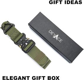 img 1 attached to DEYACE EMT Belt: Durable 1.5 Inches EMT Belts with Quick Release for Men and Women - Perfect Tactical Mens Belt