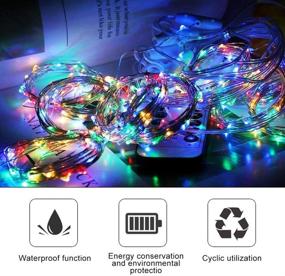 img 1 attached to 🌟 Anpro Window Curtain String Lights, 3m x 3.2m, 320LED Fairy Starry Lights USB Powered with Remote Control & Timer, Waterfall Fairy Lights for Party Decoration, Bedroom, Interior Lighting, Colorful