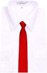 img 1 attached to B ZIP ADF 24 Zipper Necktie: 👔 The Perfect Formal Tuxedo Accessory for Boys' Neckties