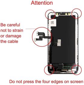 img 1 attached to 📱 Замена экрана iPhone X 5,8 дюймов - сборка с жидкокристаллическим дисплеем и сенсорным экраном с технологией 3D Touch и полным набором инструментов для ремонта.