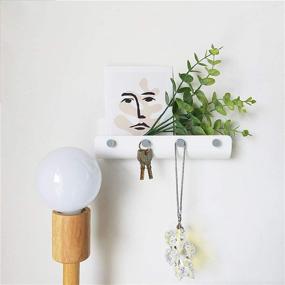 img 4 attached to 🔑 Organize Your Entryway with the Multipurpose Key Holder, Mail Organizer, and Wall Mount