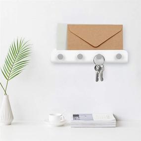 img 2 attached to 🔑 Organize Your Entryway with the Multipurpose Key Holder, Mail Organizer, and Wall Mount