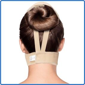 img 3 attached to 👄 Surgical Chin Strap Bandage for Women - Neck and Chin Compression Garment Wrap - Face Slimming, Jowl Tightening (Size L)