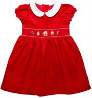 🎄 cute toddler corduroy christmas clothing for girls - high-quality and trendy logo