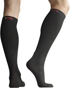 img 3 attached to 🧦 +MD 6 Pairs Compression Socks: 8-15mmHg Knee High Support for Women & Men - Boost Circulation, Enhance Running and Athletic Performance