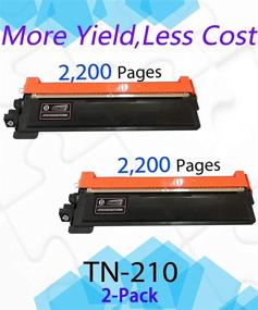 img 3 attached to 🖨️ Brother HL-3070CW 3075CW HL-3040CN HL-3045CN MFC-9120CN MFC-9320CW MFC-9010CN Laser Printer Compatible TN210BK TN-210BK Toner Cartridge Pack of 2 in Black Color, by EasyPrint