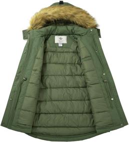 img 1 attached to WenVen Womens Winter Windbreaker Quilted