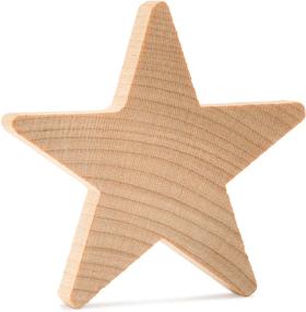 img 1 attached to Wooden Star Cutouts, 1.5 x 0.19 inch, Pack of 25 Stars for Craft Projects, Christmas, July 4th - by Woodpeckers